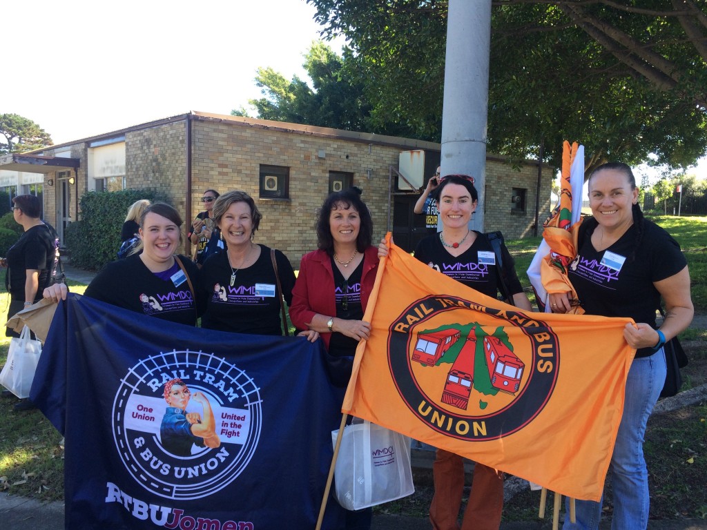 Kath Larkin (VIC Stations), Narelle Sinclair (NSW Bus), Joanne MacCallum (CSC North Coast), Leanne Holmes (NSW Bus), Julie Puttock (NSW Trains)